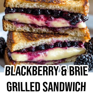 Blackberry & Brie Grilled Sandwich