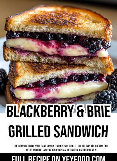 Blackberry & Brie Grilled Sandwich