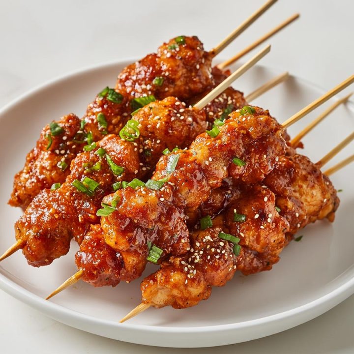 Bang Bang Chicken Skewers