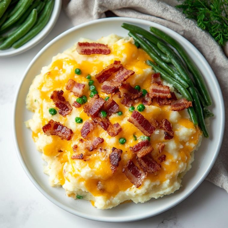 Bacon Cheddar & Mashed Potato Casserole - Yeyfood.com: Recipes, cooking