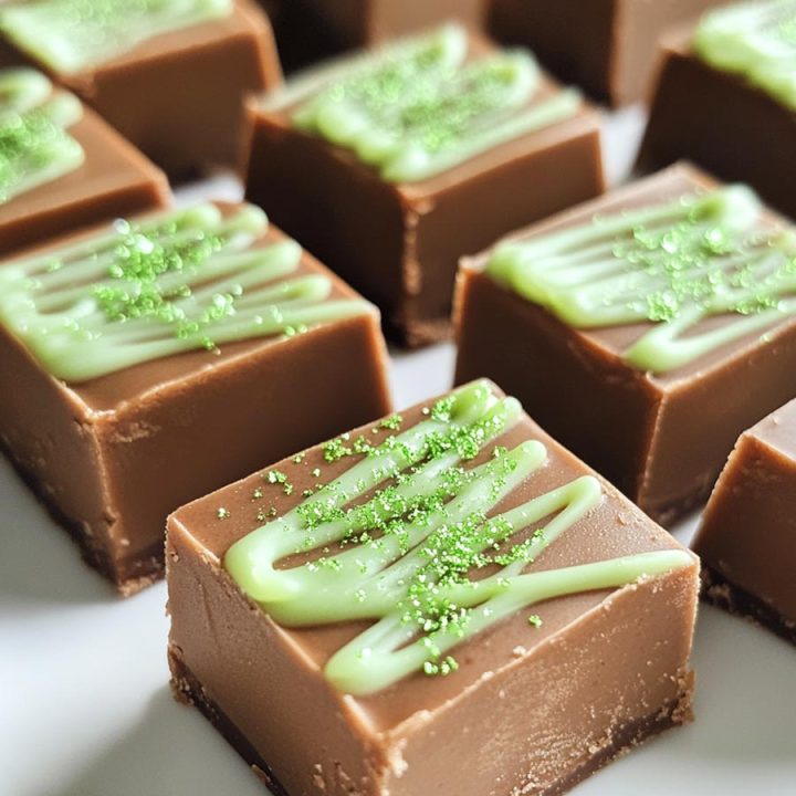 Shamrock Toffee Fudge