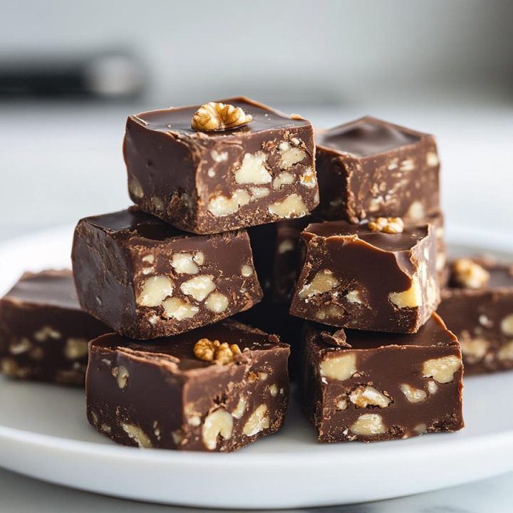 Chocolate Walnut Marshmallow Fudge