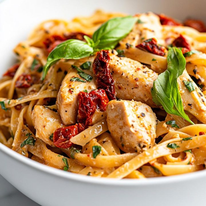 Sun-Dried Tomato & Chicken Linguine