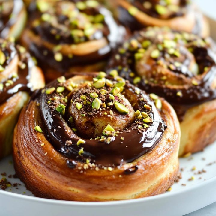 Dubai Style Pistachio Chocolate Rolls