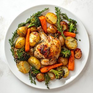 Easy Chicken Traybake With Garlic Roast Veg Yeyfood Recipes easy-chicken-traybake-with-garlic-roast-veg-yeyfood-recipes