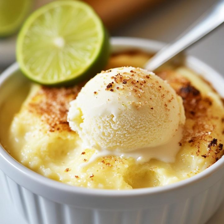 Baked Key Lime Pudding