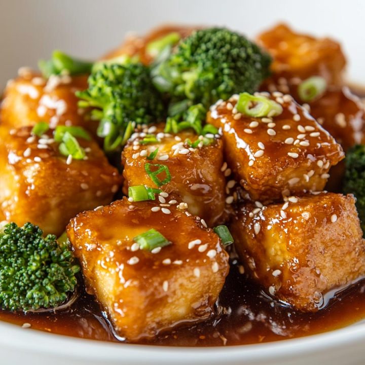 Sesame Tofu and Broccoli