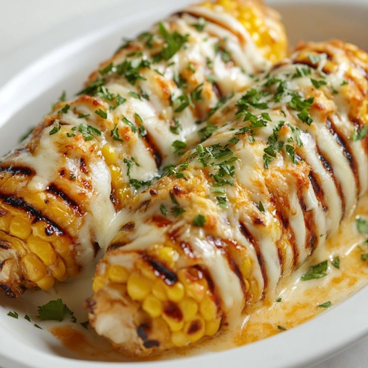 Cheesy Garlic Butter Corn on the Cob