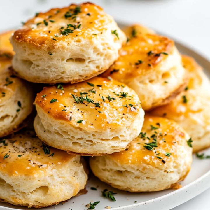 Honey Garlic Parmesan Biscuits