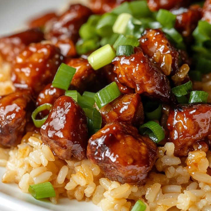 One-Pan Sweet and Tangy BBQ Sausage Rice