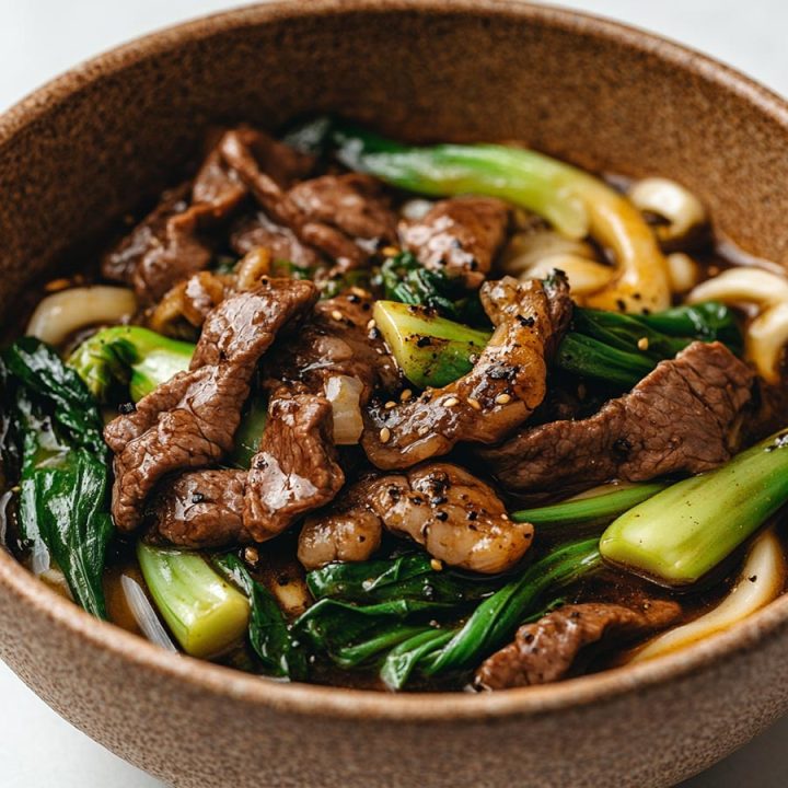 Quick & Easy Black Pepper Beef Udon