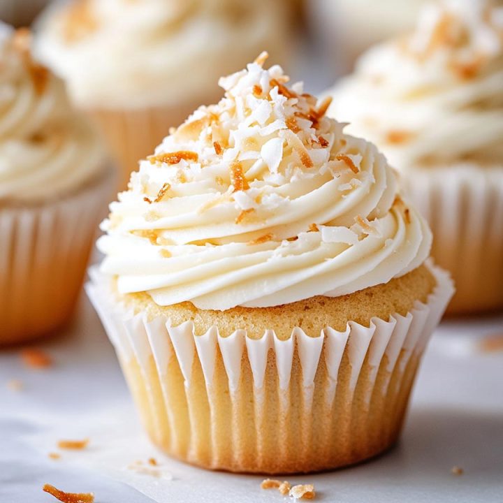 Coconut Cream Cupcakes