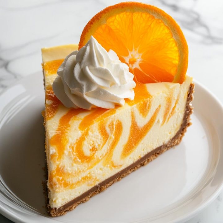 No-Bake Creamsicle Cheesecake