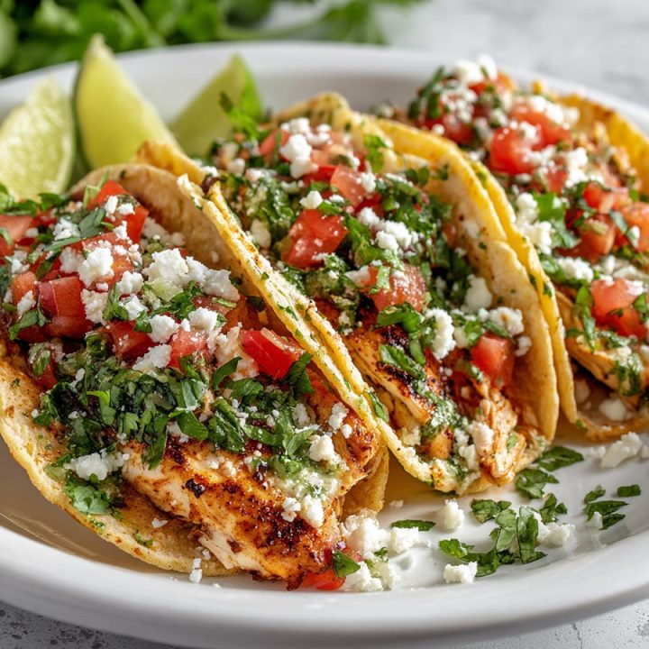Cilantro Lime Chicken Tacos