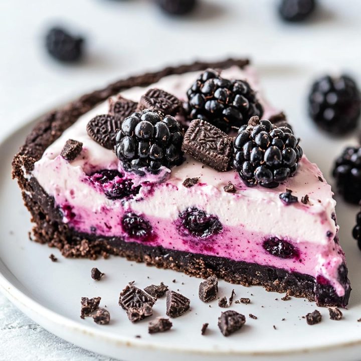 No-Bake Blackberry Oreo Tart