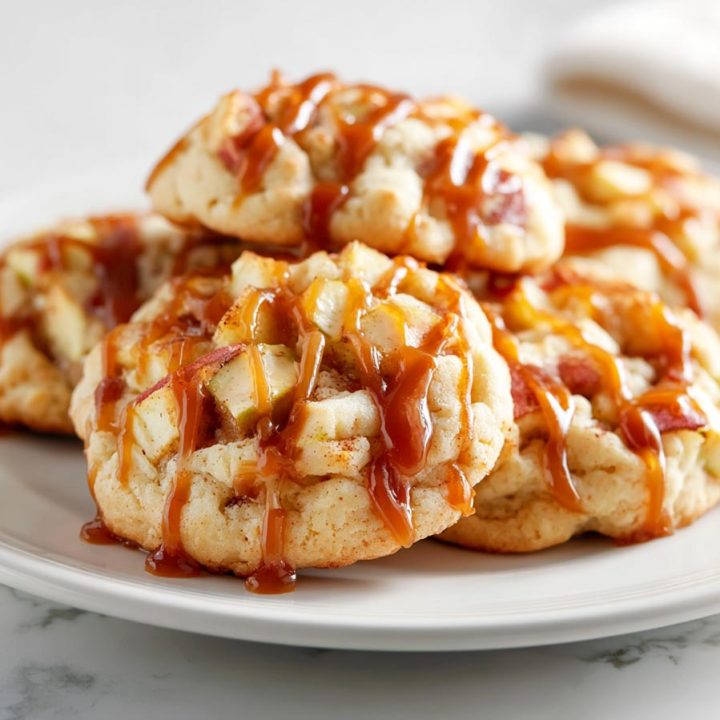 Quick & Easy Caramel Apple Cookies
