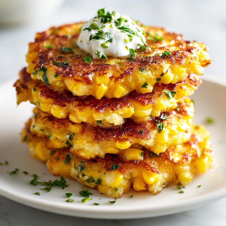 Delicious Cheesy Corn Fritters