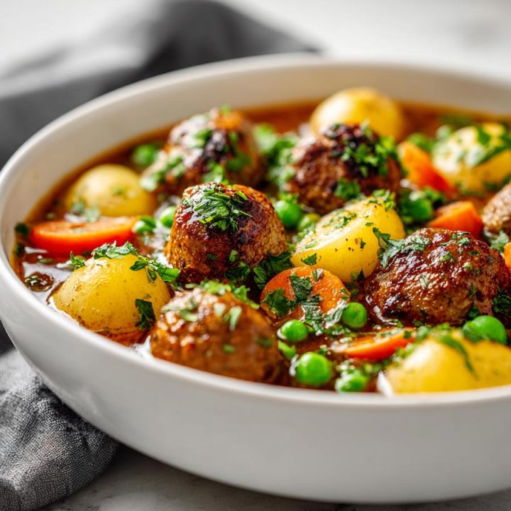 Easy One-Pot Meatball Stew