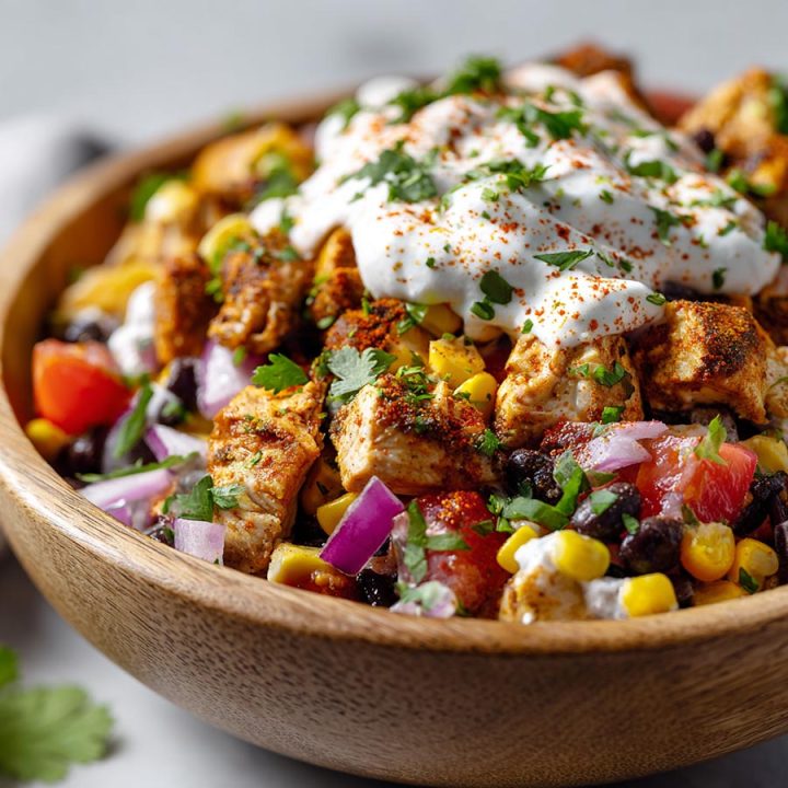 Zesty Southwest Chicken Salad Bowl