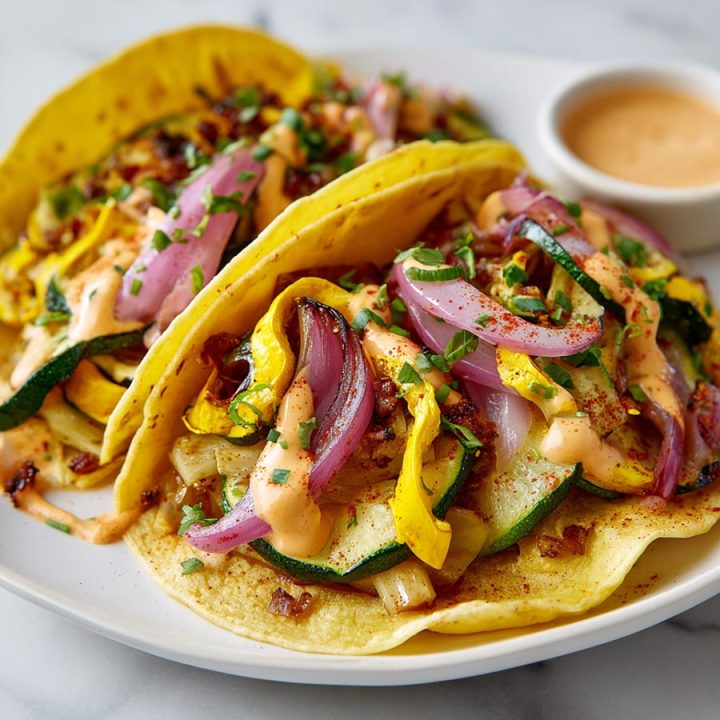 Summer Squash Sheet-Pan Tacos