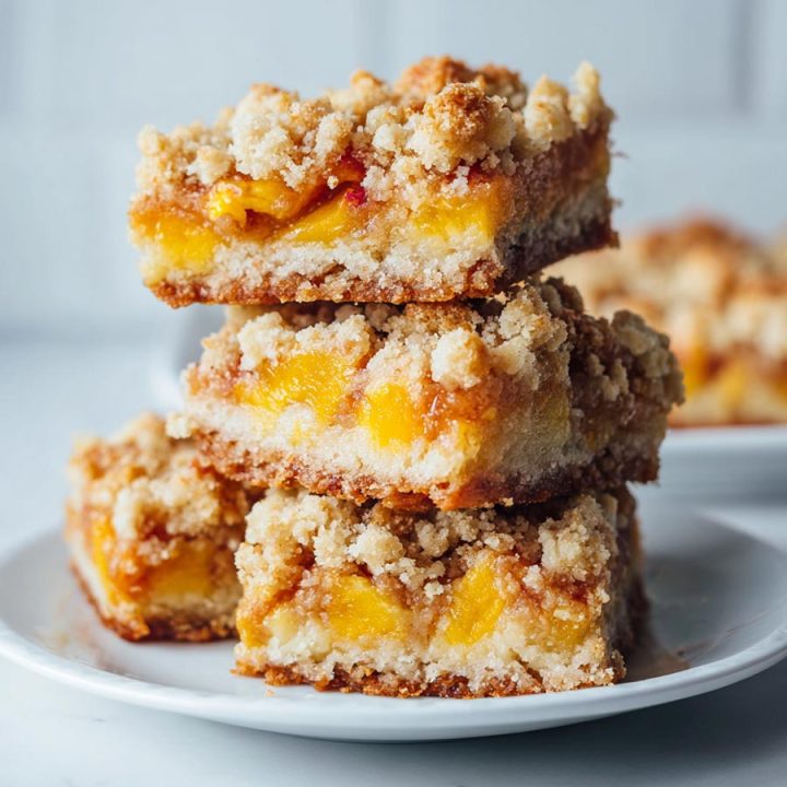 Heavenly Summer Peach Bars