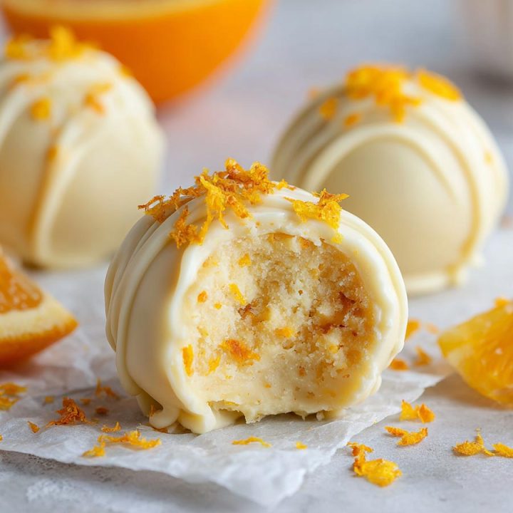 No-Bake Orange Creamsicle Truffles