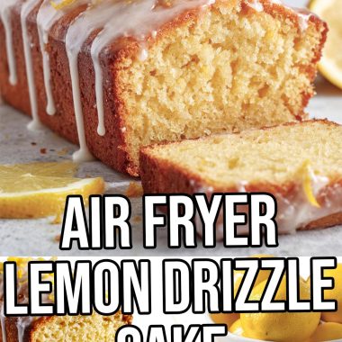 Air Fryer Lemon Drizzle Cake