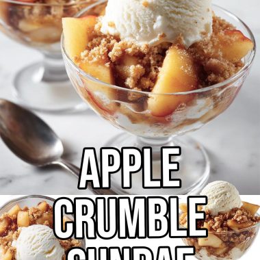 Apple Crumble Sundae