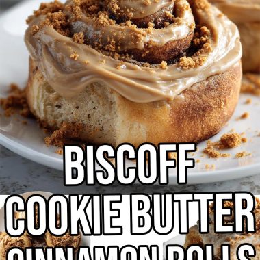 Biscoff Cookie Butter Cinnamon Rolls