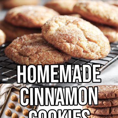 Homemade Cinnamon Cookies