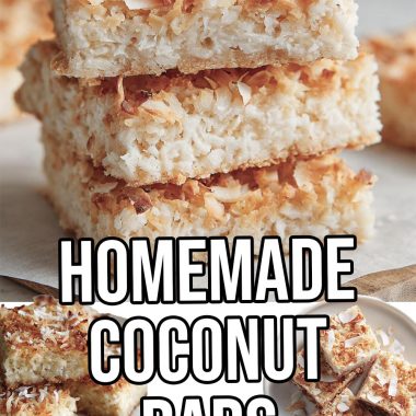 Homemade Coconut Bars