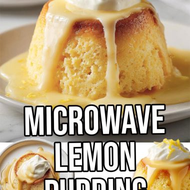Microwave Lemon Pudding