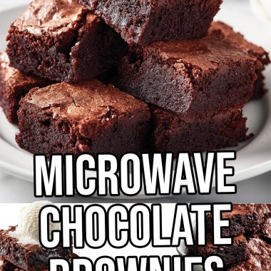 Microwave Chocolate Brownies