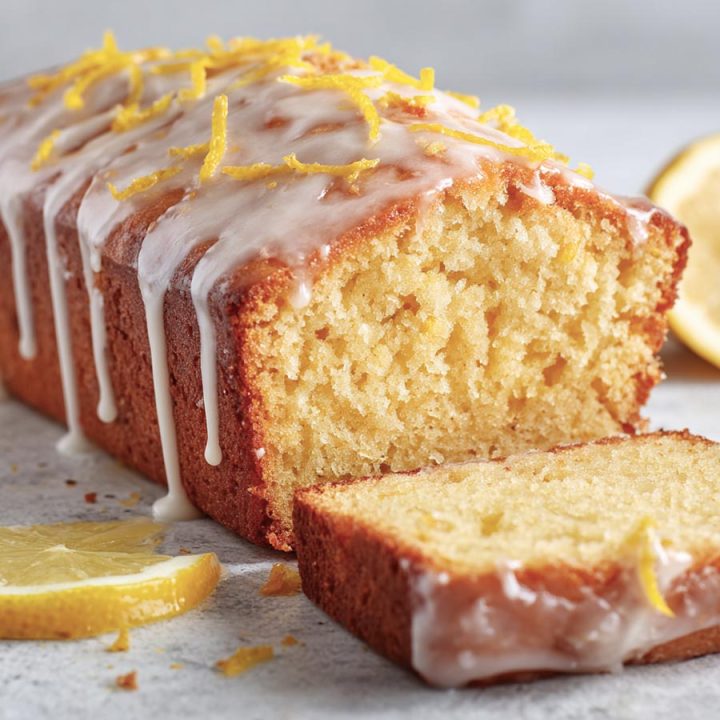 Air Fryer Lemon Drizzle Cake