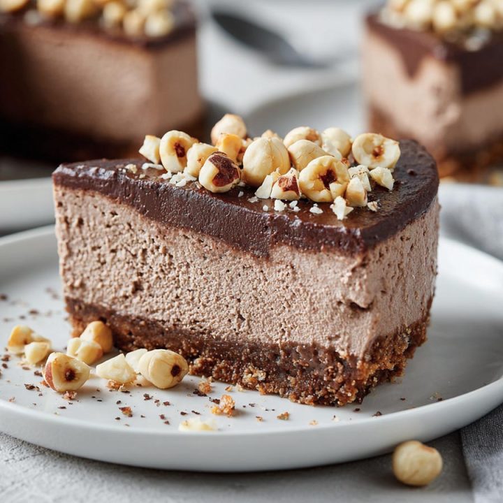 Chocolate Hazelnut Ice Cream Cheesecake