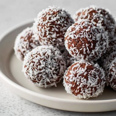 Crunchy Chocolate Mint Balls