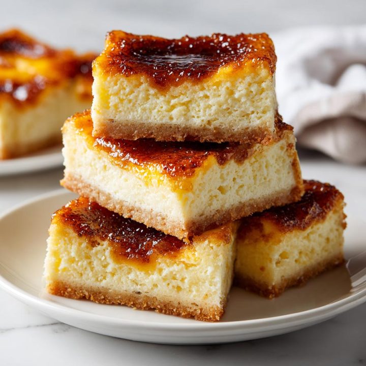 Crème Brûlée Cheesecake Bars