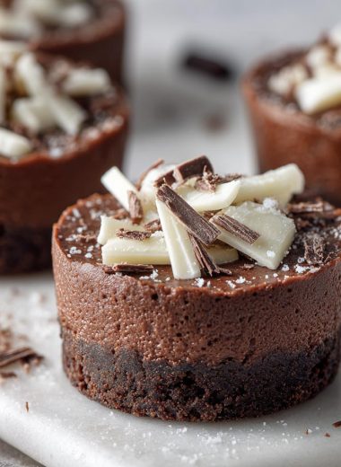 Mini Chocolate Cheesecakes