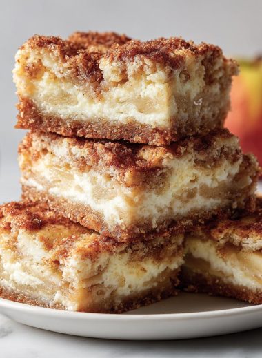Cream Cheese Apple Coffee Cake Bars