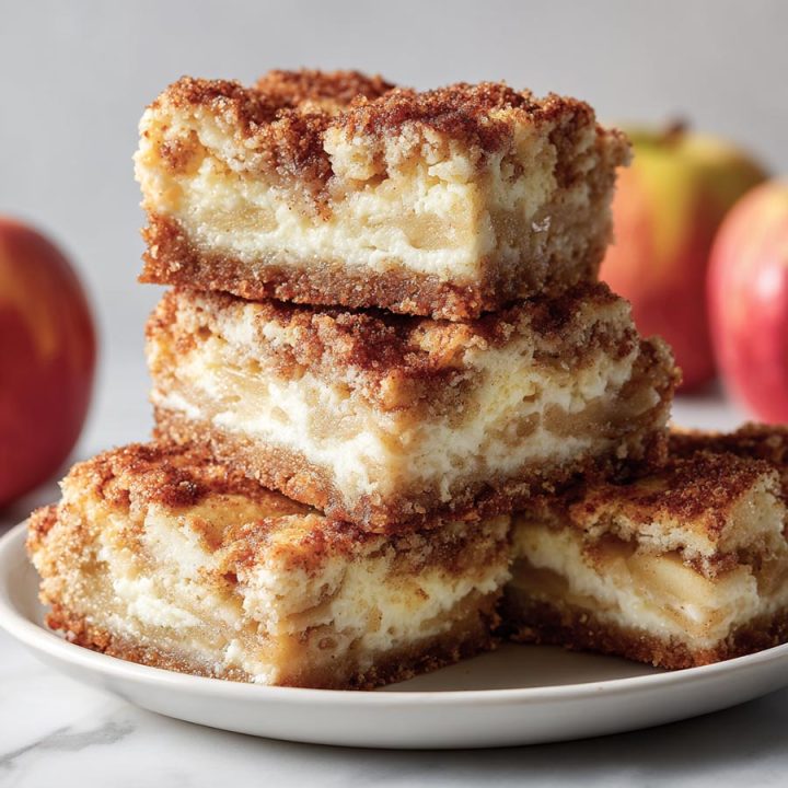 Cream Cheese Apple Coffee Cake Bars