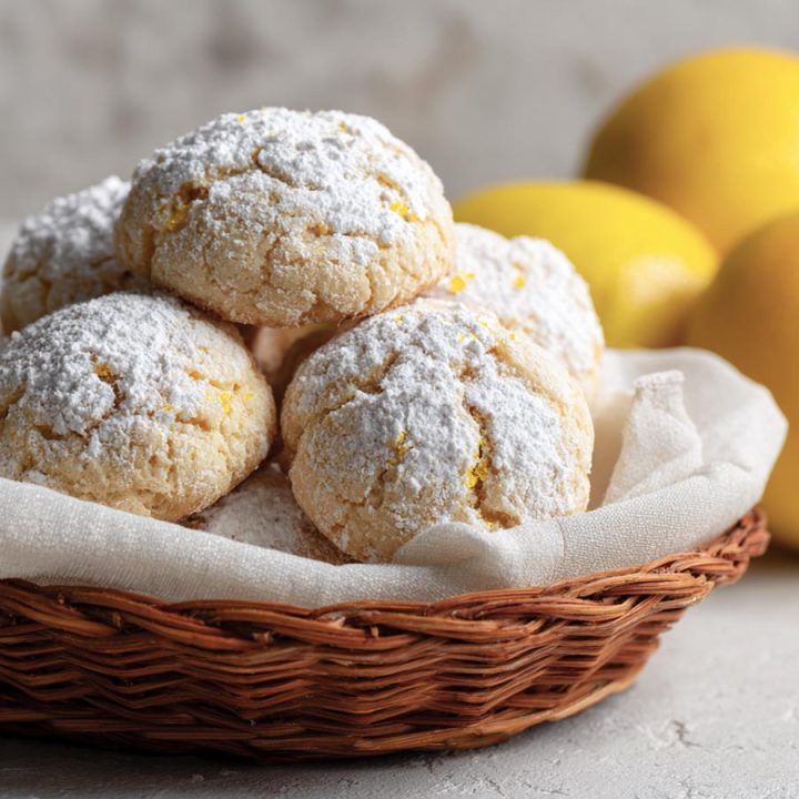 Lemon Snowflake Cookies
