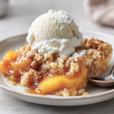 Peach Cobbler Dump Cake