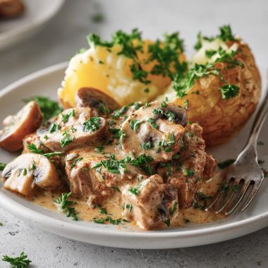 Simplest Ever Pork Stroganoff