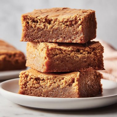 Brown Butter Pumpkin Blondies