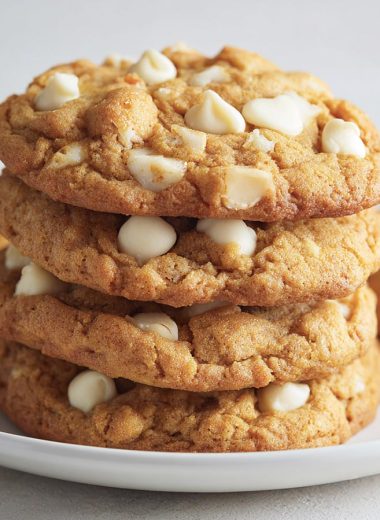 Pumpkin White Chocolate Chip Cookies