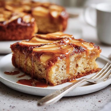 Spiced Toffee Apple Cake