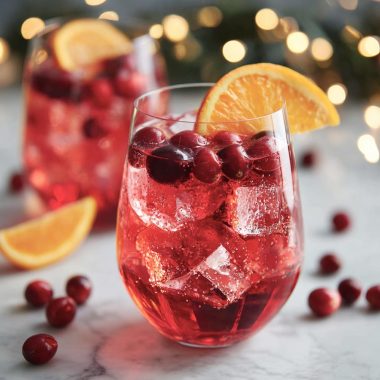 Cranberry Aperol Spritz