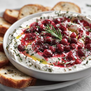 Cranberry Whipped Feta Dip