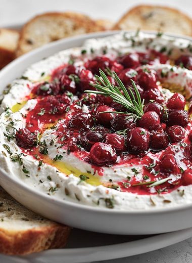 Cranberry Whipped Feta Dip