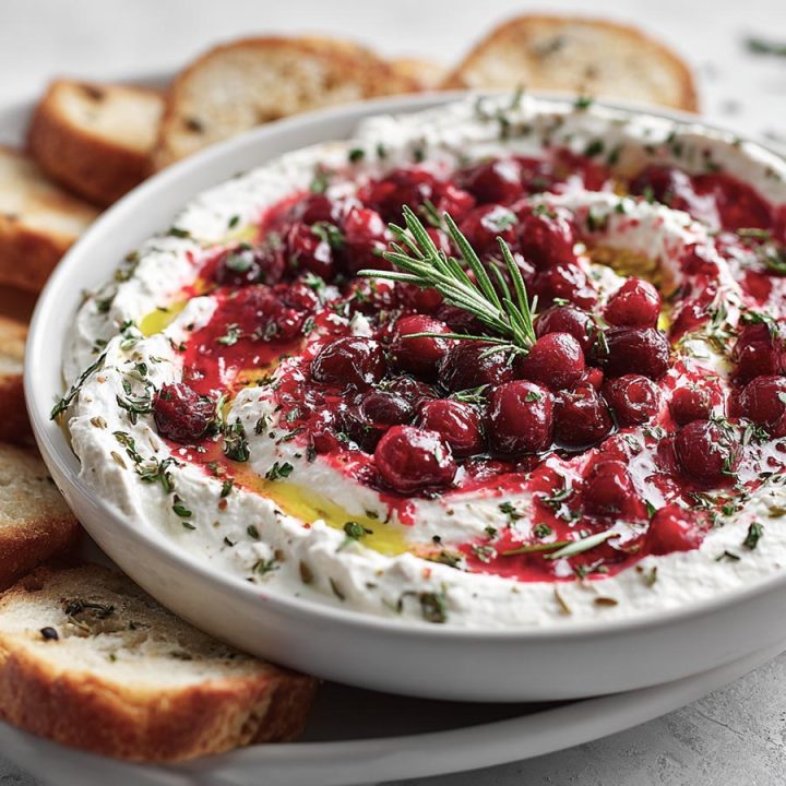 Cranberry Whipped Feta Dip